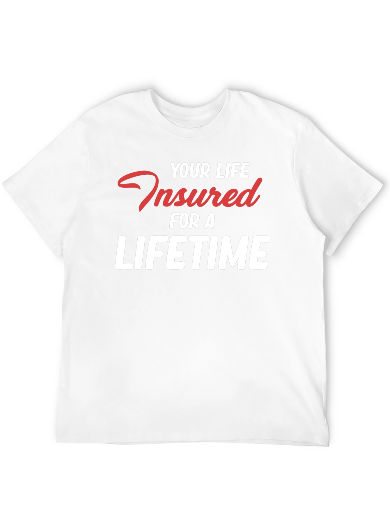 Insured For a Lifetime Graphic Tee - Black