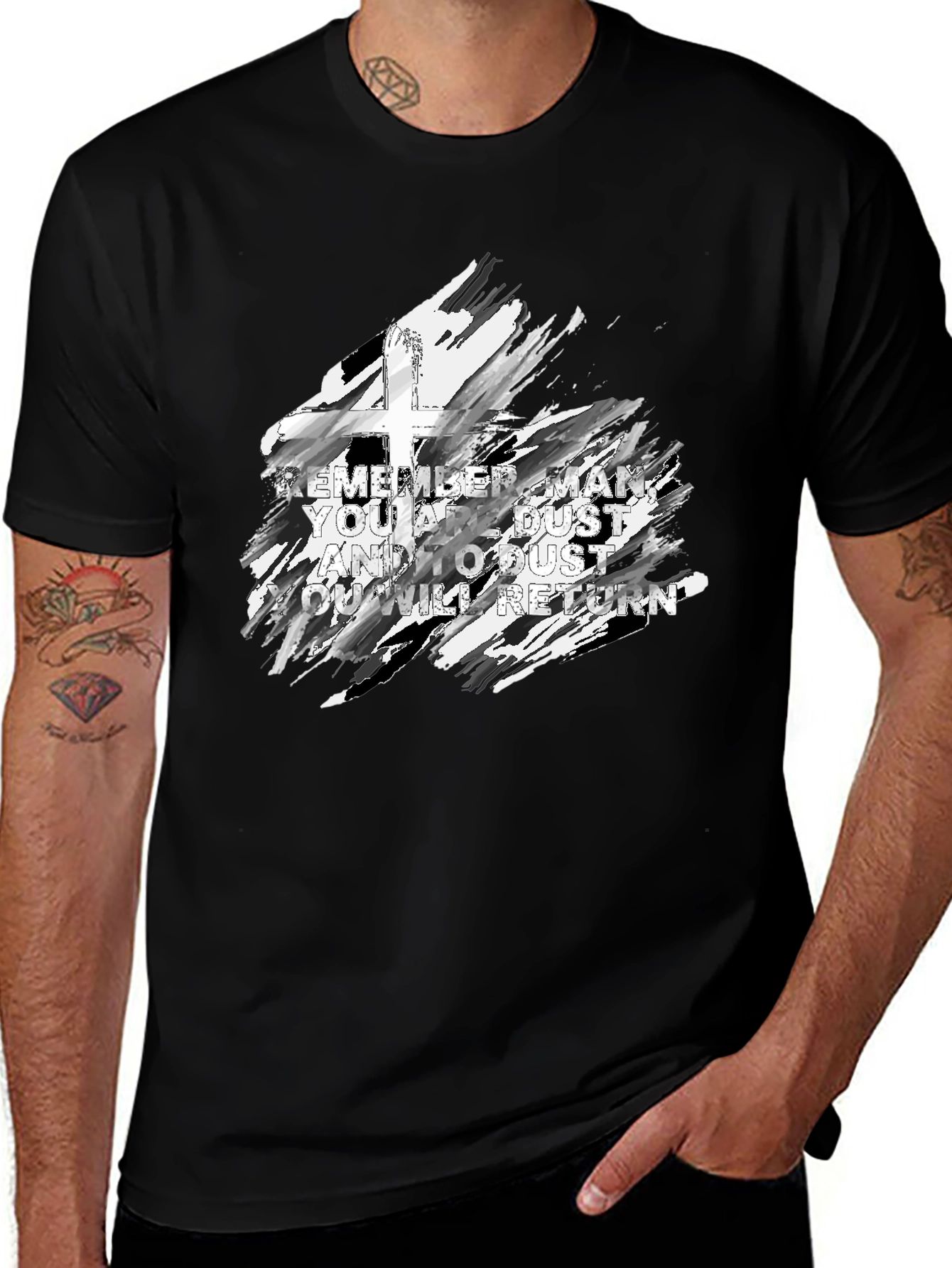 Memento Mori Cross Graphic Tee