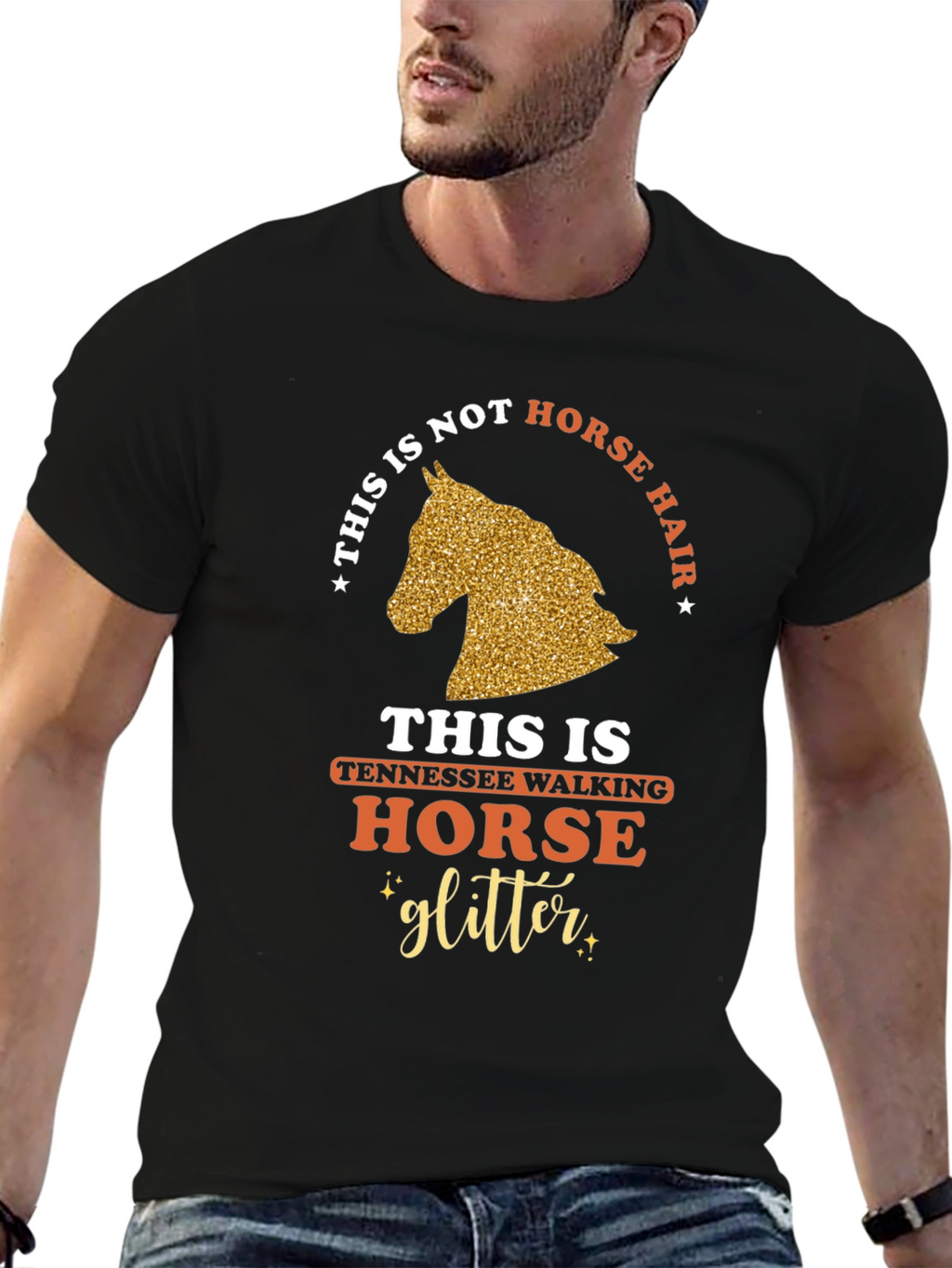 Tennessee Walking Horse Glitter Tee