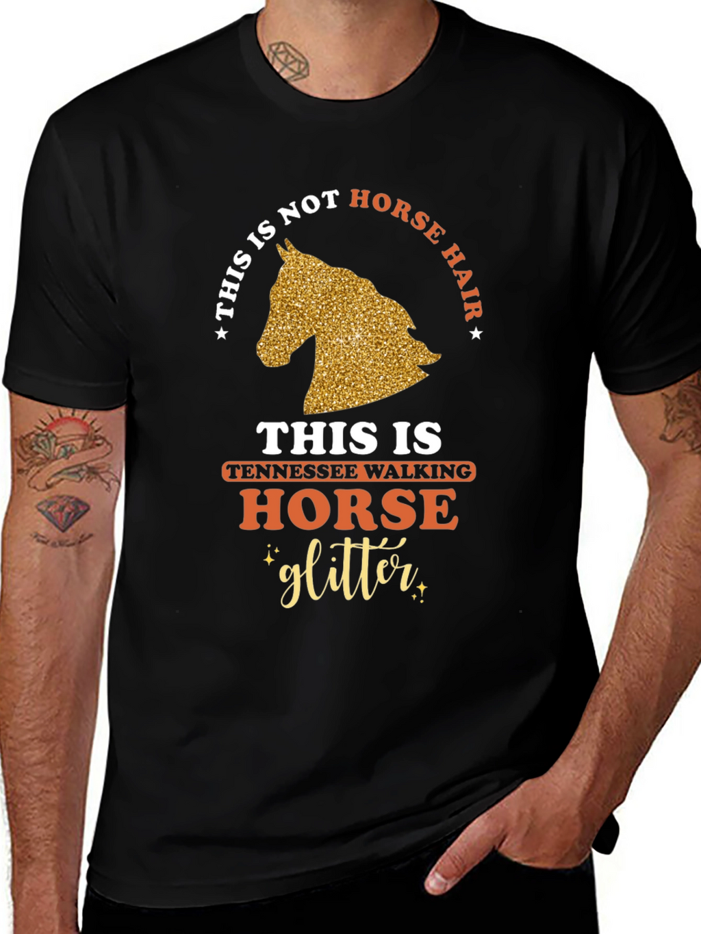 Tennessee Walking Horse Glitter Tee