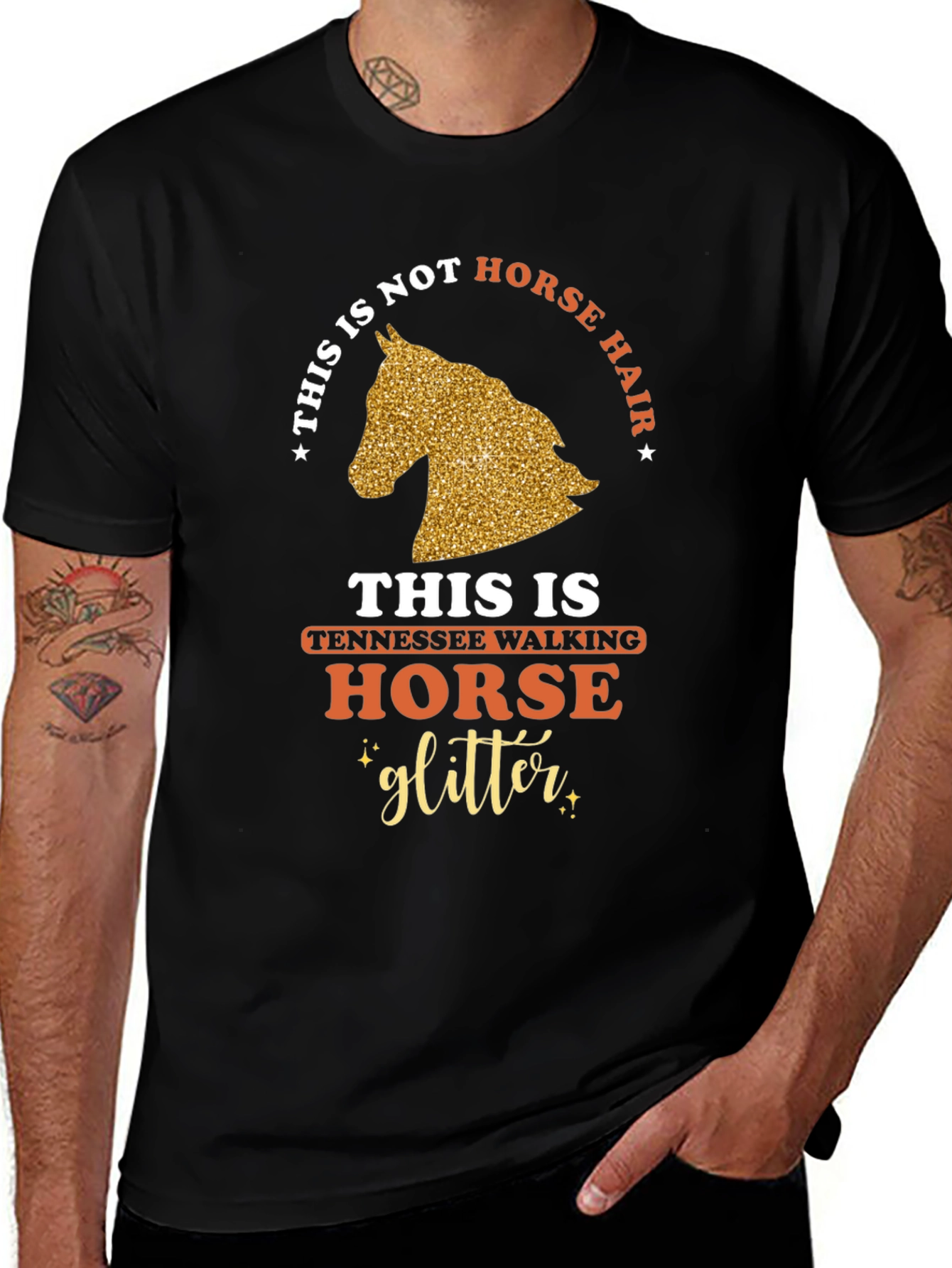 Tennessee Walking Horse Glitter Tee