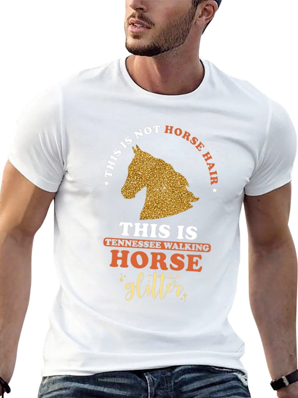 Tennessee Walking Horse Glitter Tee