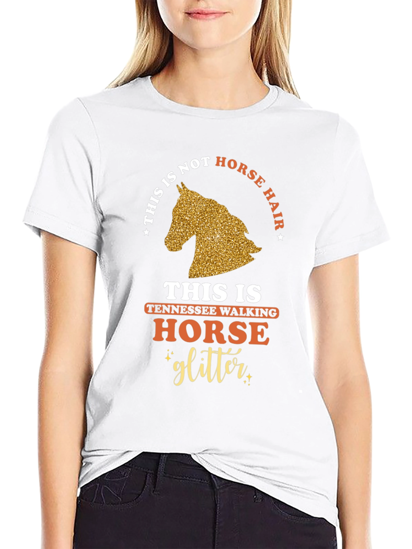 Tennessee Walking Horse Glitter Tee