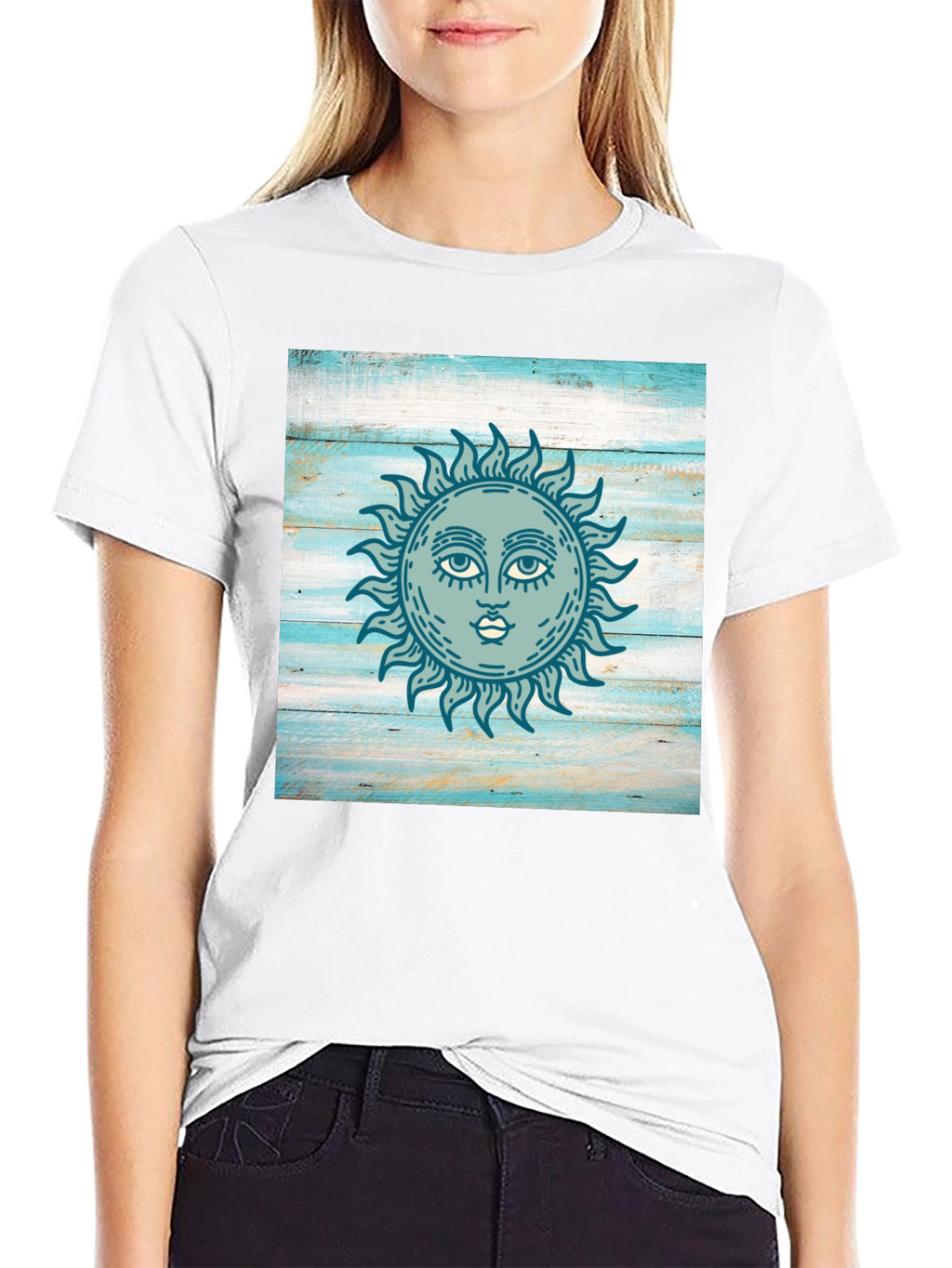 Sun Graphic Print T-Shirt