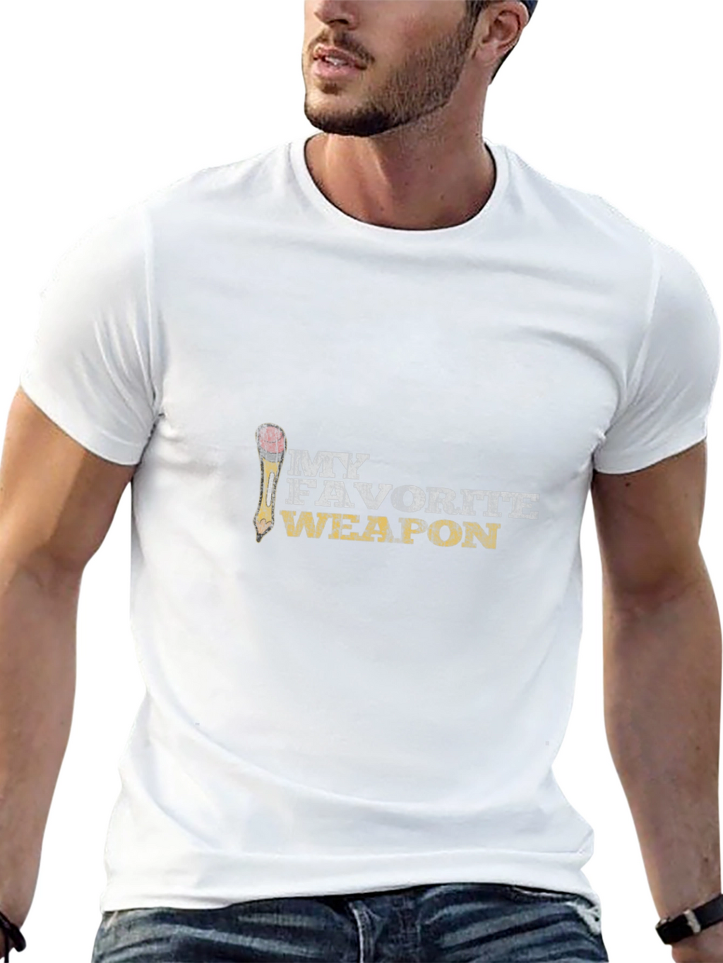 My Favorite Weapon Graphic T-Shirt - Black