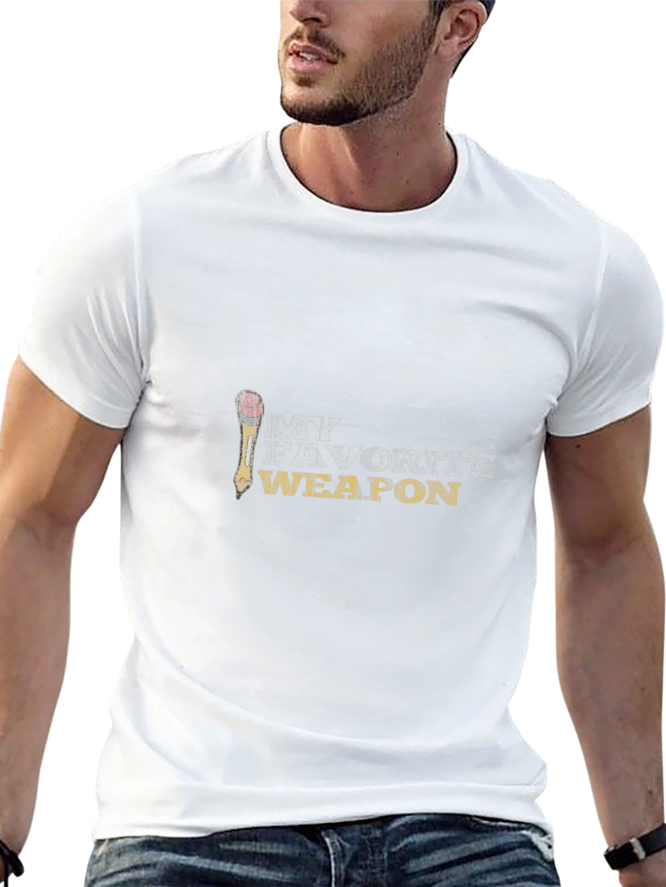 My Favorite Weapon Graphic T-Shirt - Black