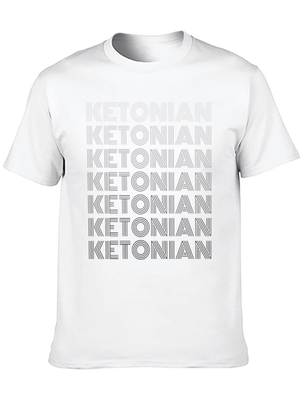 KETONIAN Graphic Tee - Black Casual T-Shirt