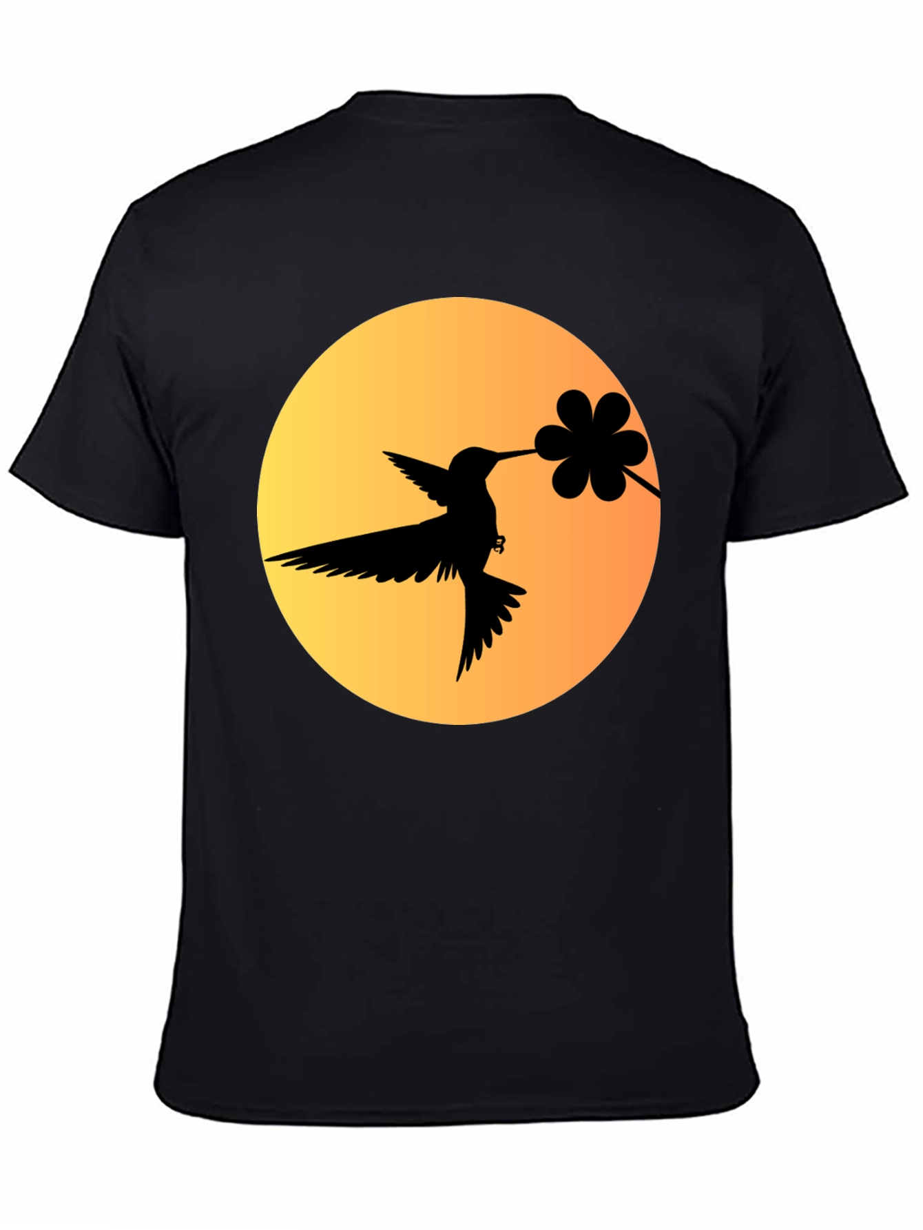 Hummingbird & Flower Graphic Tee