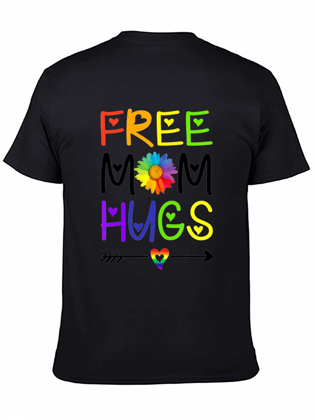 Rainbow Free Mom Hugs T-Shirt - LGBTQ+ Pride