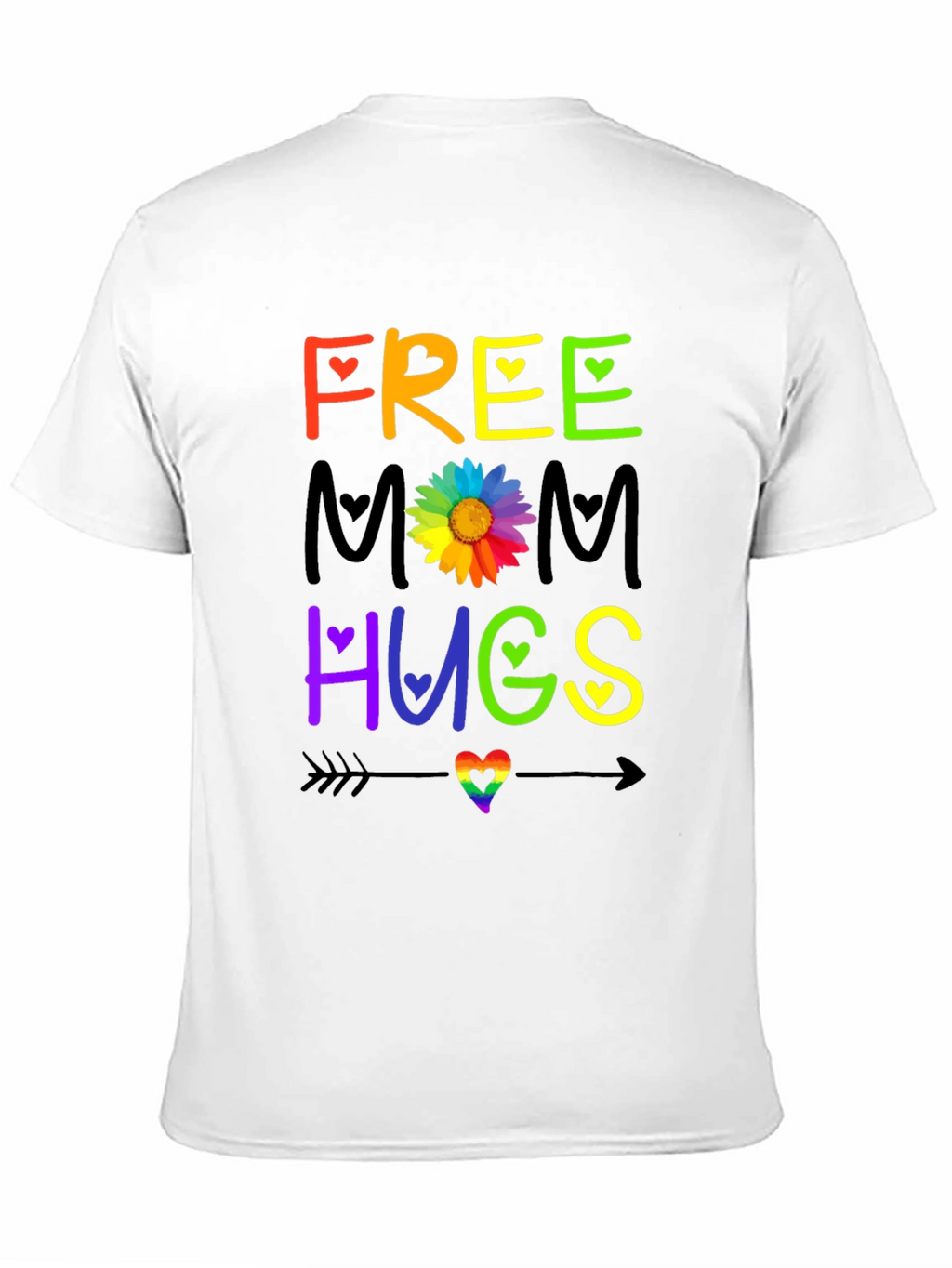 Rainbow Free Mom Hugs T-Shirt - LGBTQ+ Pride