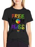 Rainbow Free Mom Hugs T-Shirt - LGBTQ+ Pride