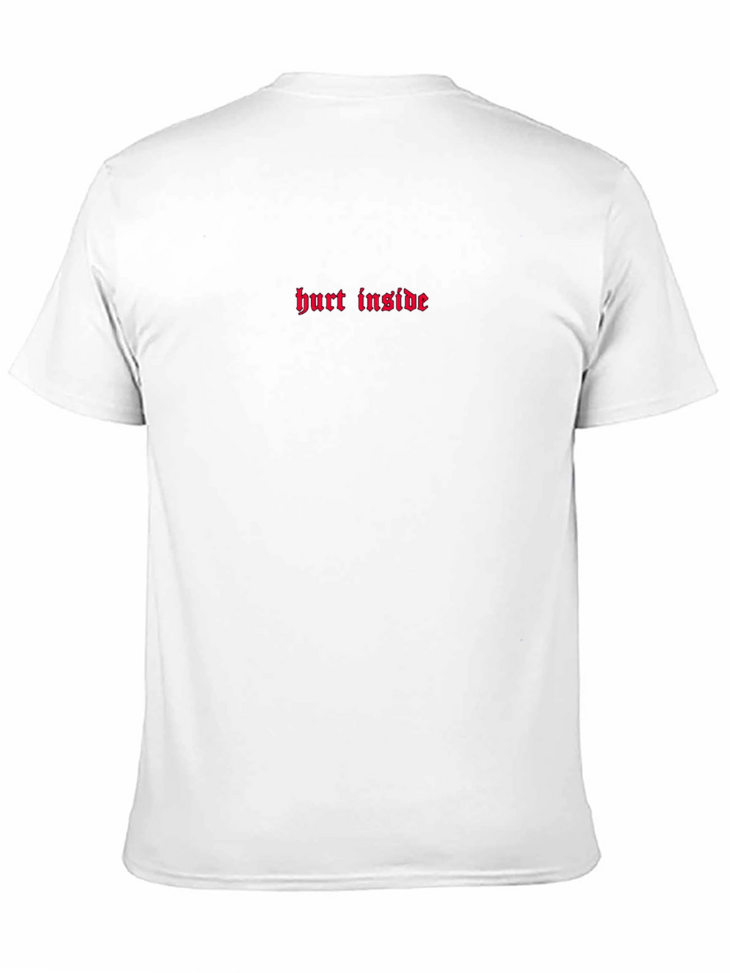 Hurt Inside Embroidered Black T-Shirt