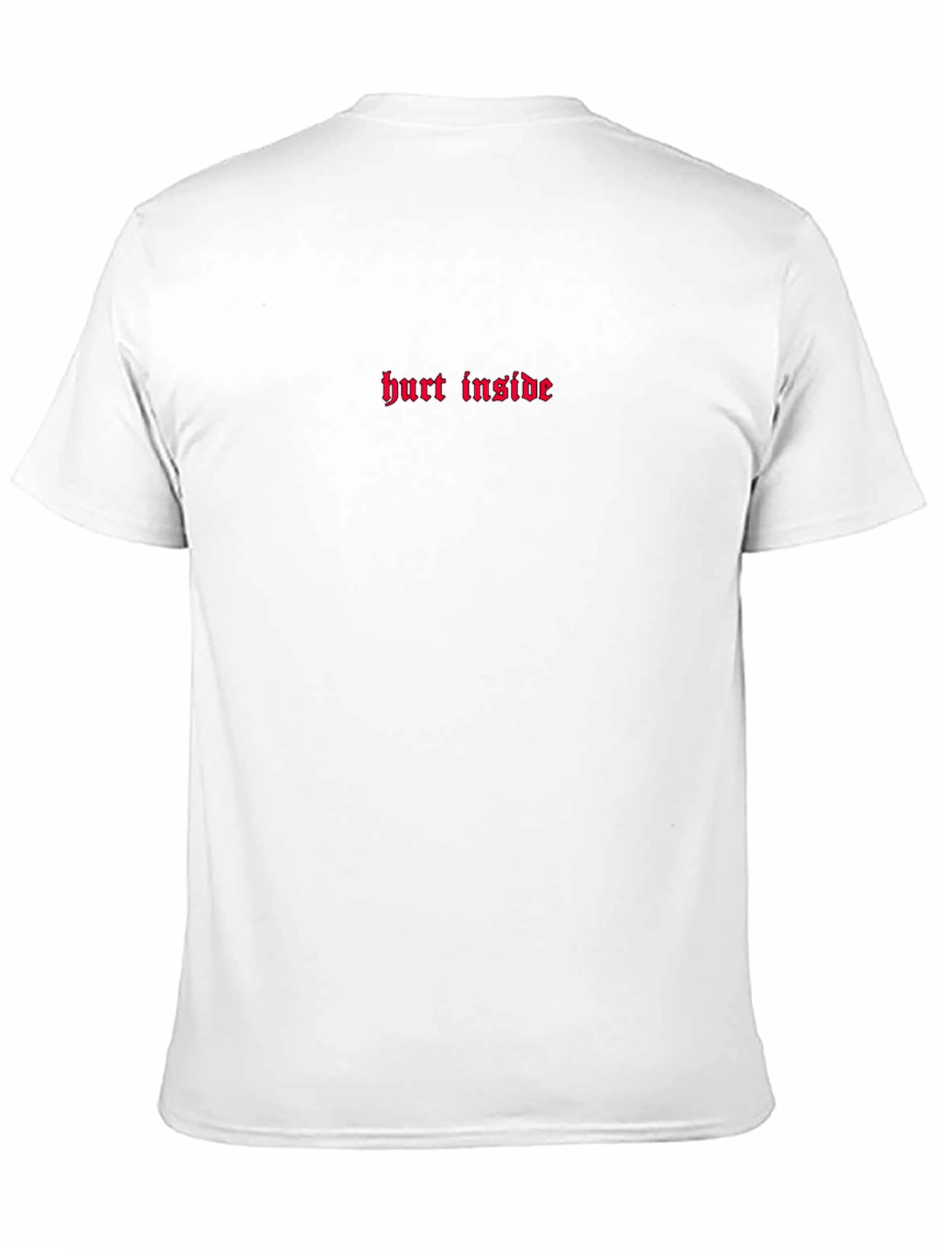 Hurt Inside Embroidered Black T-Shirt