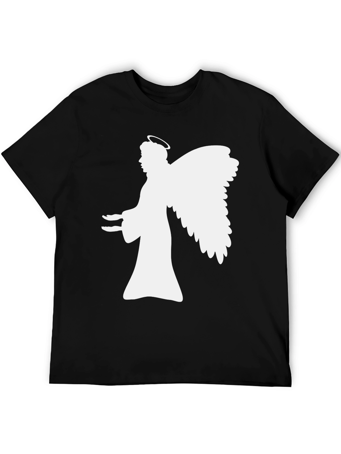 Angel Graphic Tee - Stylish Religious T-Shirt