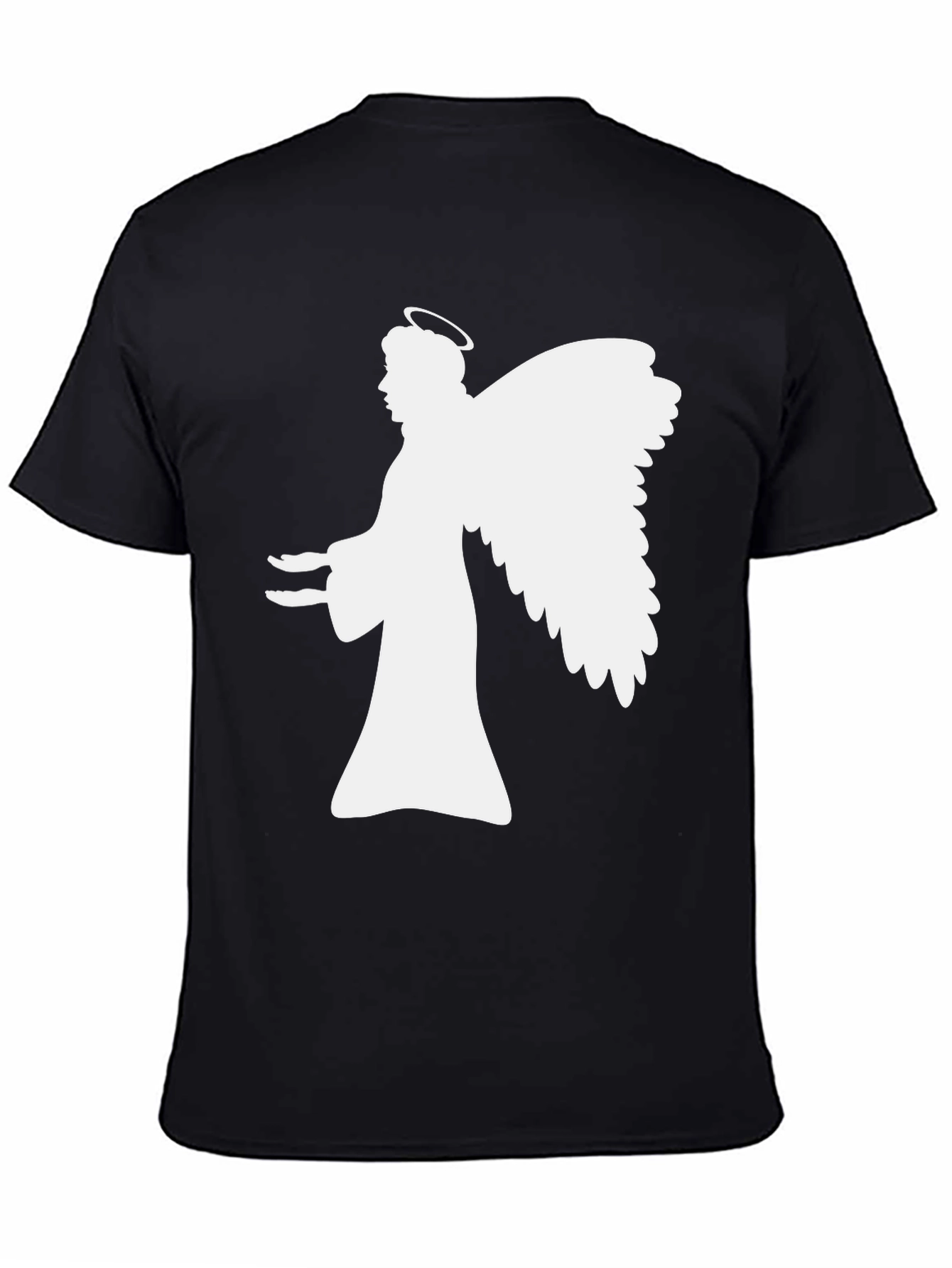 Angel Graphic Tee - Stylish Religious T-Shirt