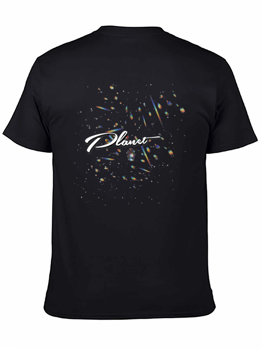 Planet Graphic Black T-Shirt