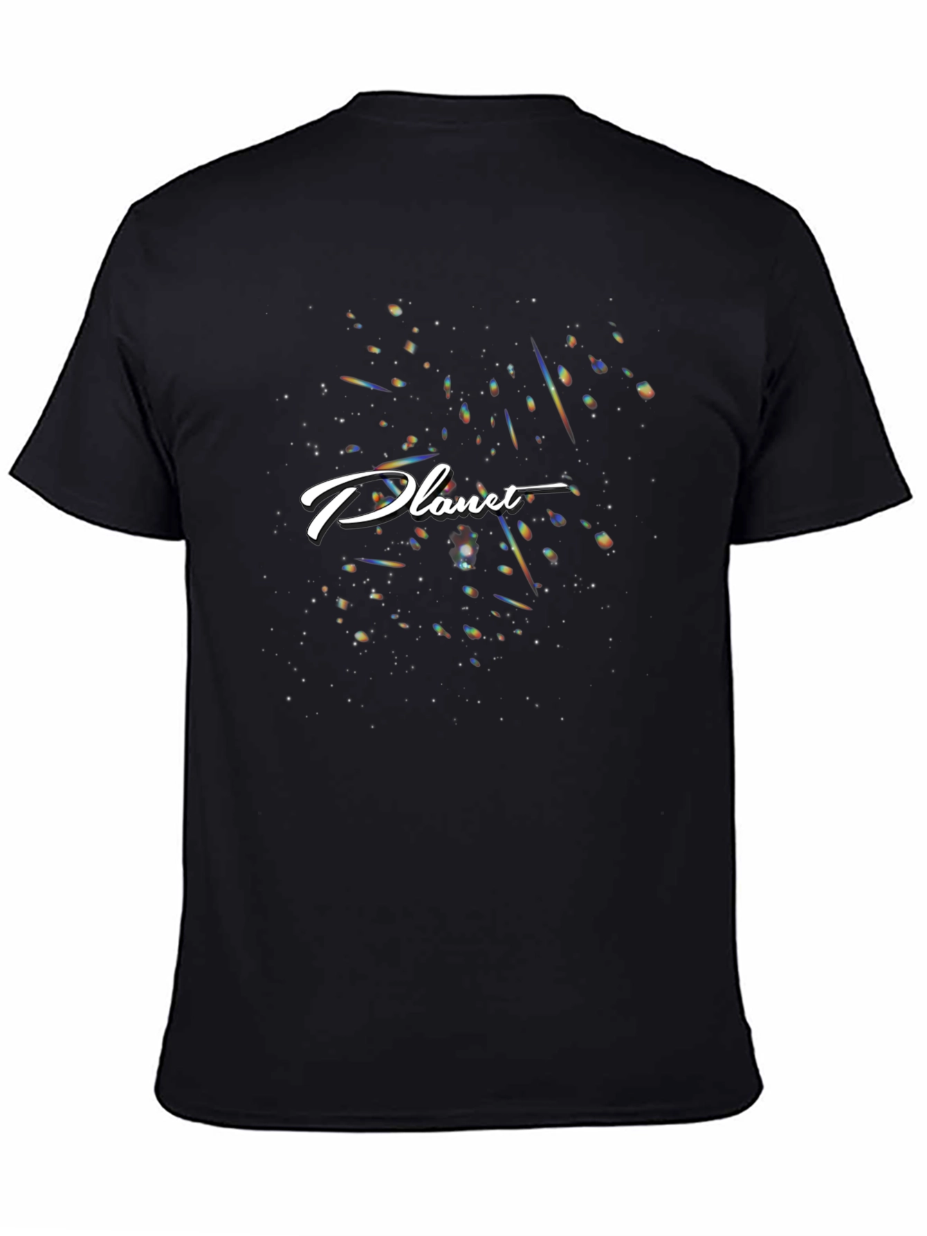 Planet Graphic Black T-Shirt