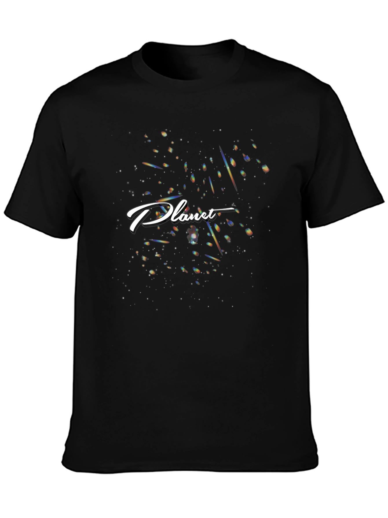 Planet Graphic Black T-Shirt