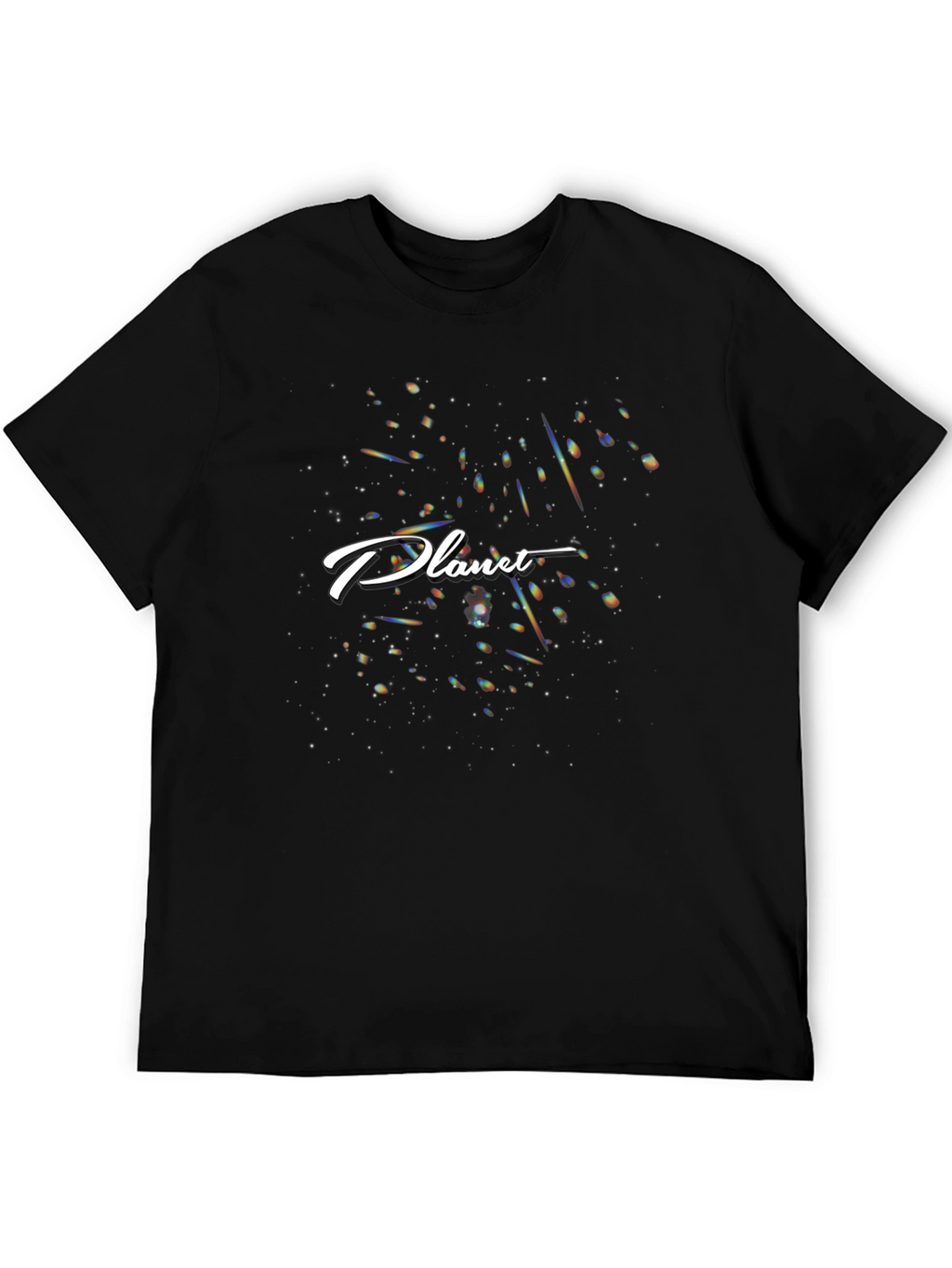 Planet Graphic Black T-Shirt