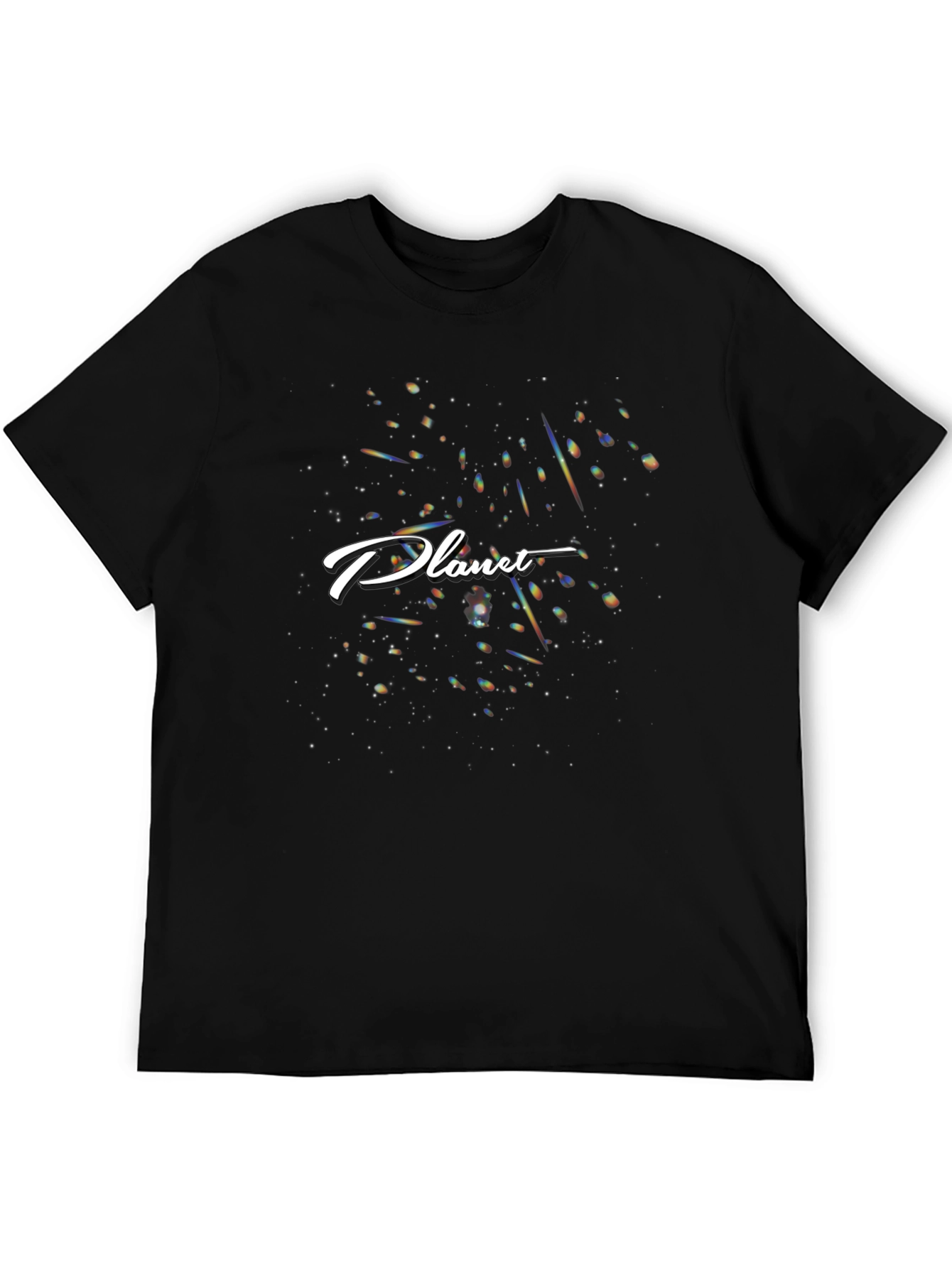 Planet Graphic Black T-Shirt