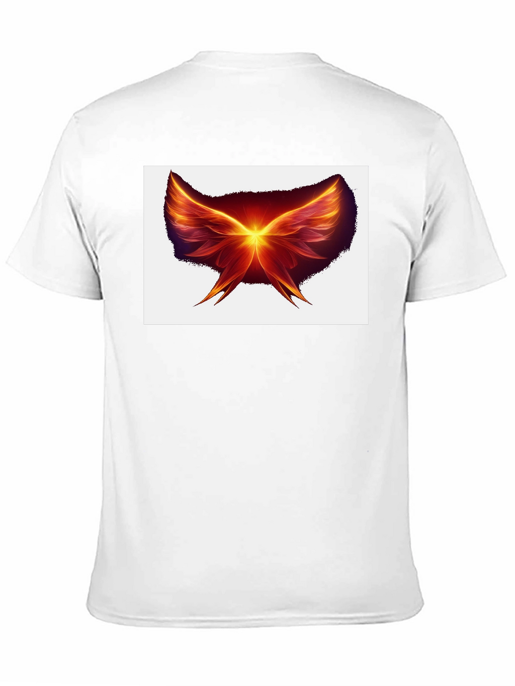 Fiery Wings Black T-Shirt