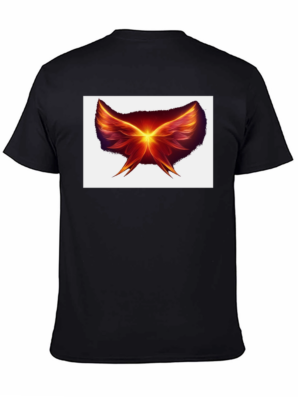Fiery Wings Black T-Shirt