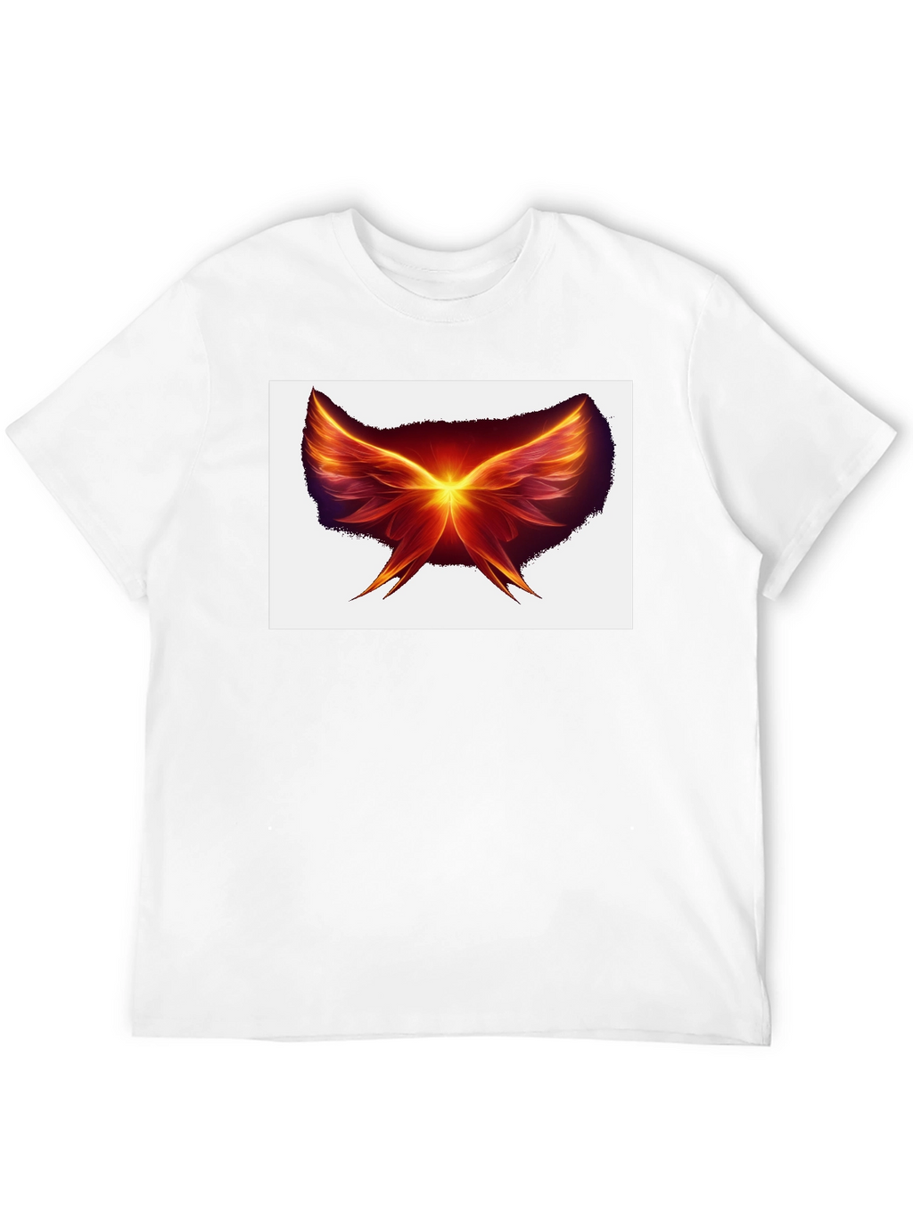 Fiery Wings Black T-Shirt