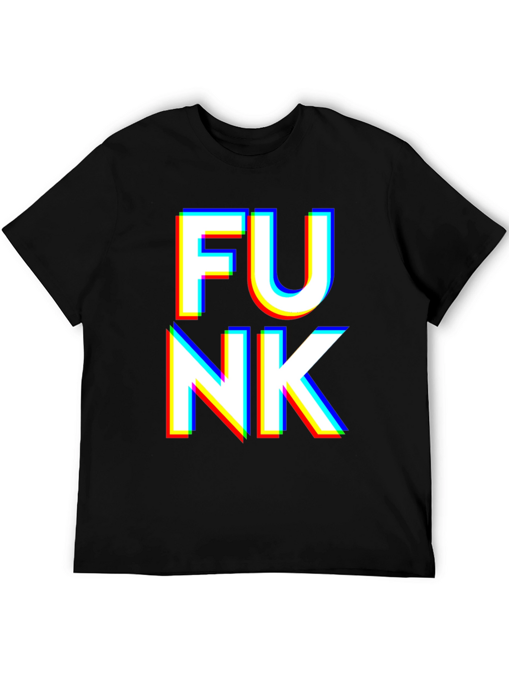 Funky Black T-Shirt - Bold Graphic Print