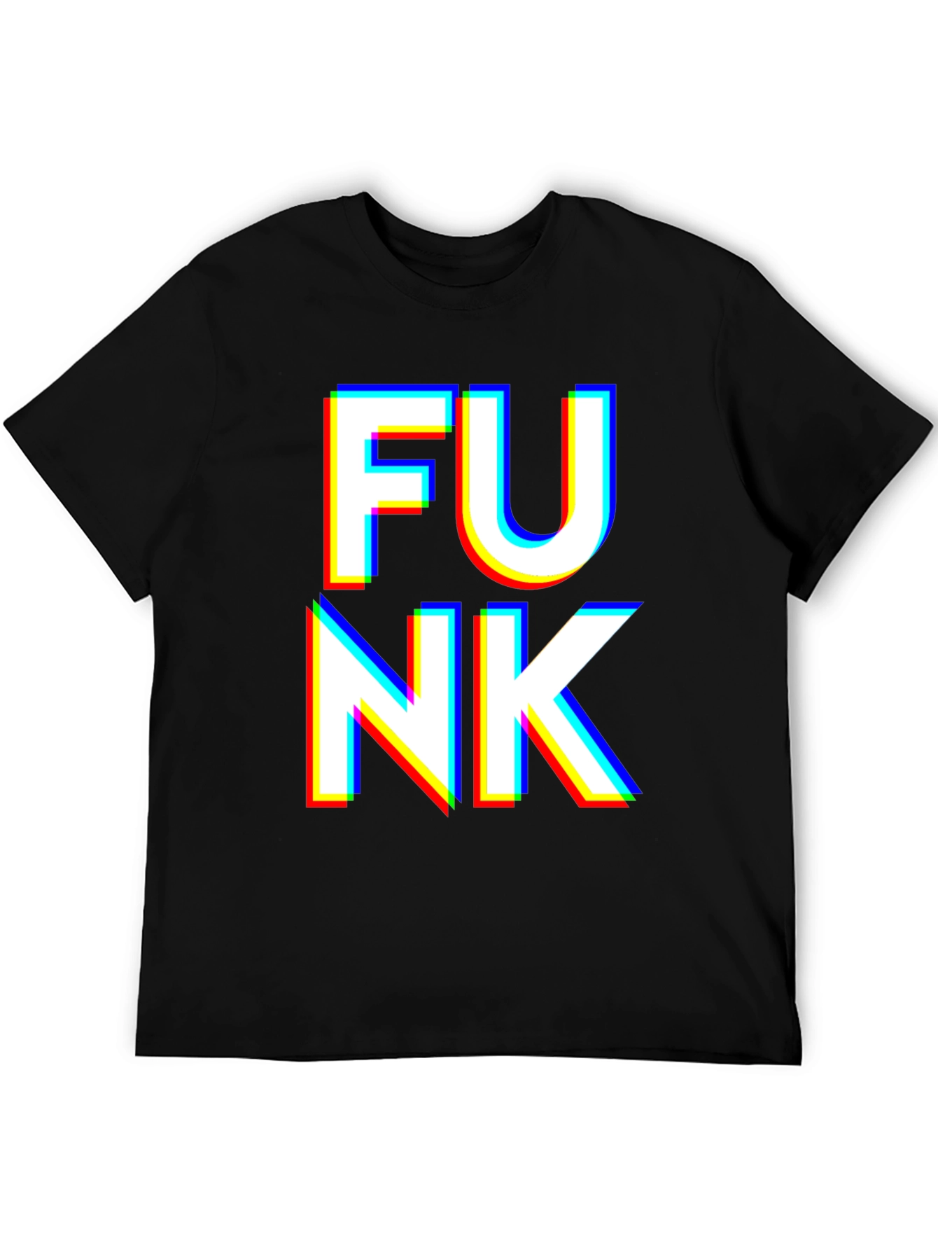 Funky Black T-Shirt - Bold Graphic Print
