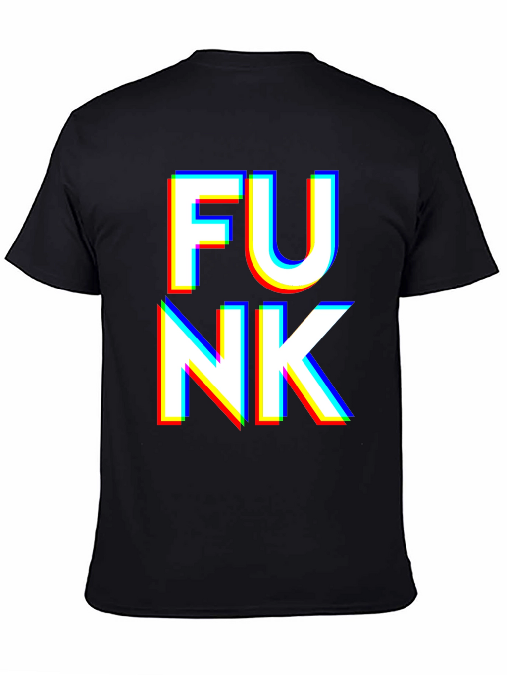 Funky Black T-Shirt - Bold Graphic Print