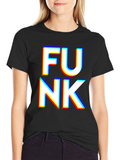 Funky Black T-Shirt - Bold Graphic Print