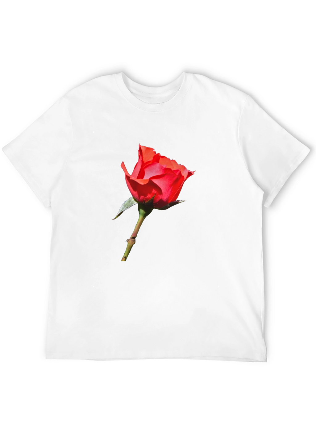 Red Rose Graphic T-Shirt - Classic Comfort