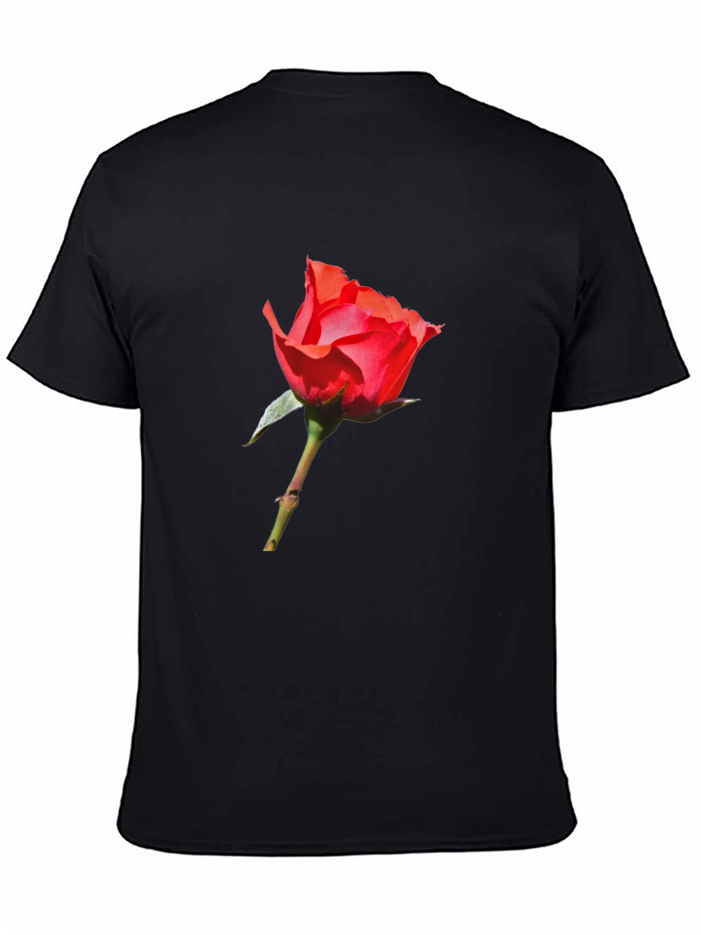 Red Rose Graphic T-Shirt - Classic Comfort