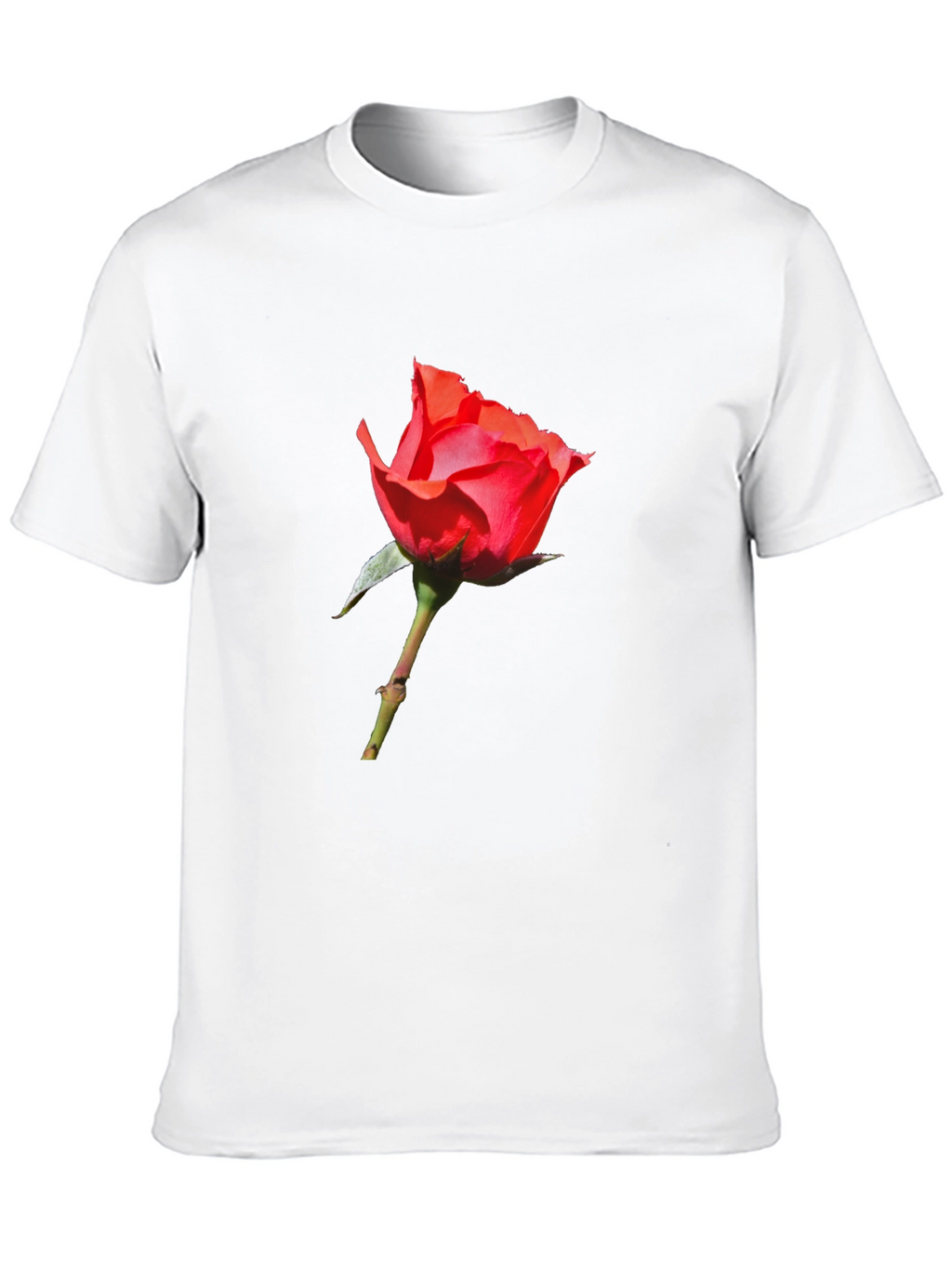 Red Rose Graphic T-Shirt - Classic Comfort