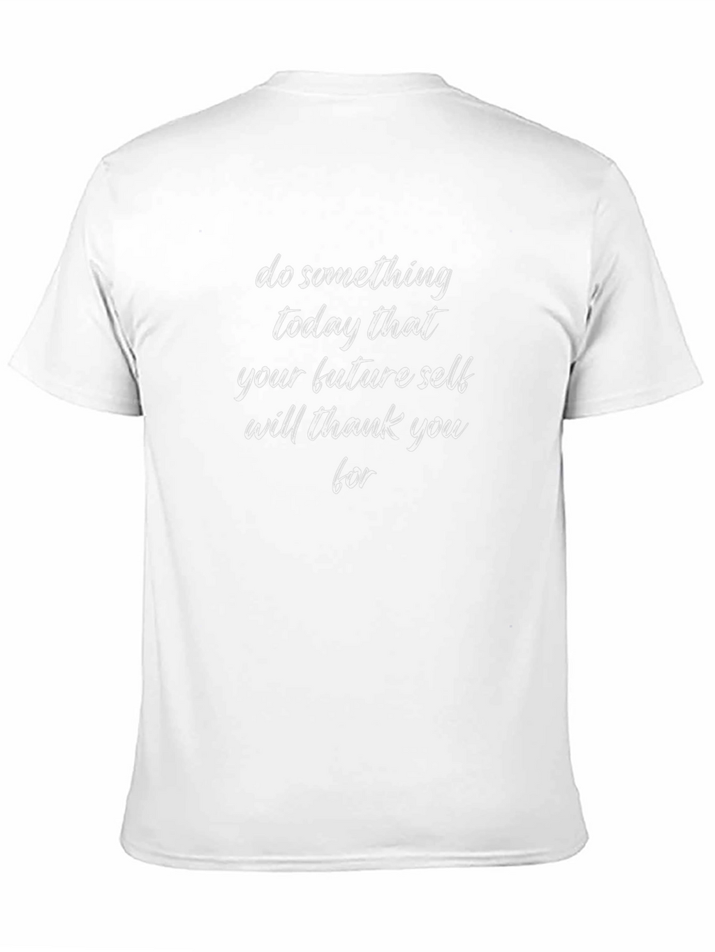 Motivational Black T-Shirt - Future Self