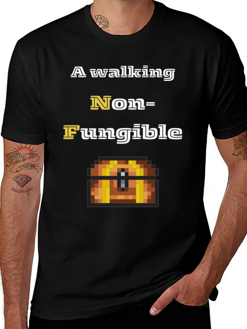 A Walking Non-Fungible Token T-Shirt