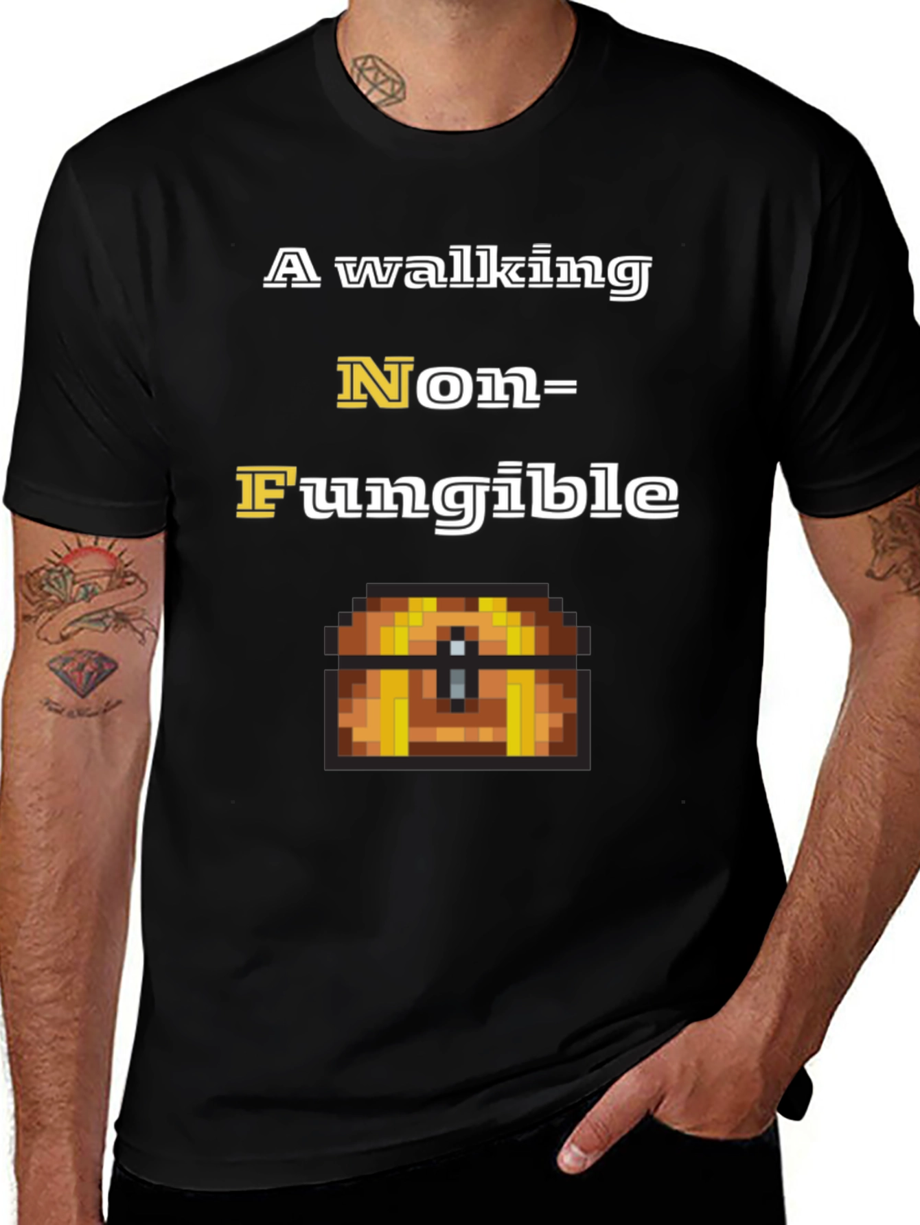 A Walking Non-Fungible Token T-Shirt