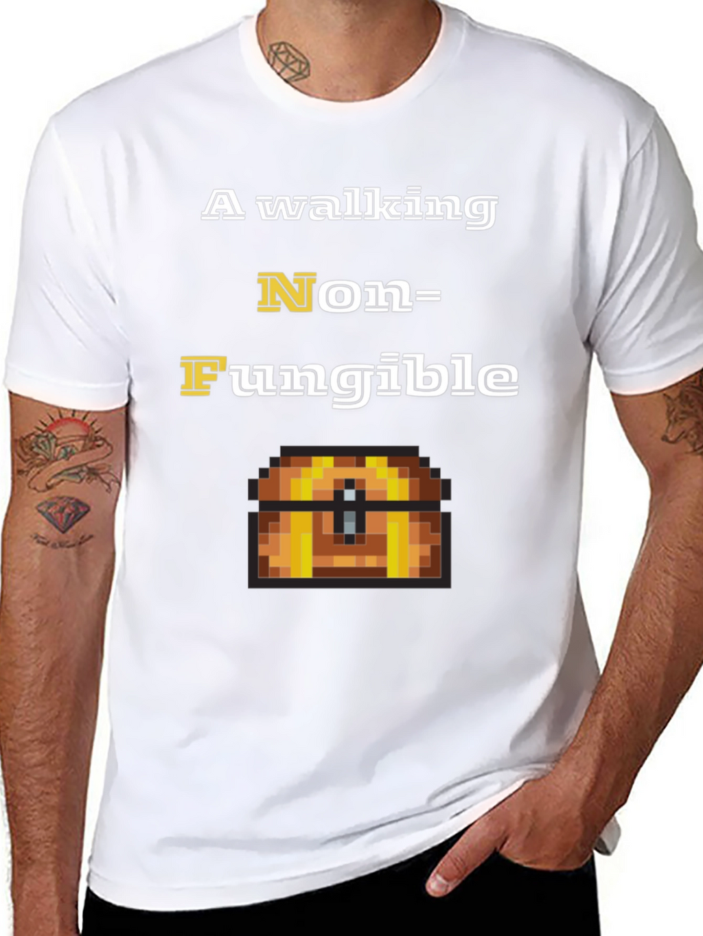 A Walking Non-Fungible Token T-Shirt