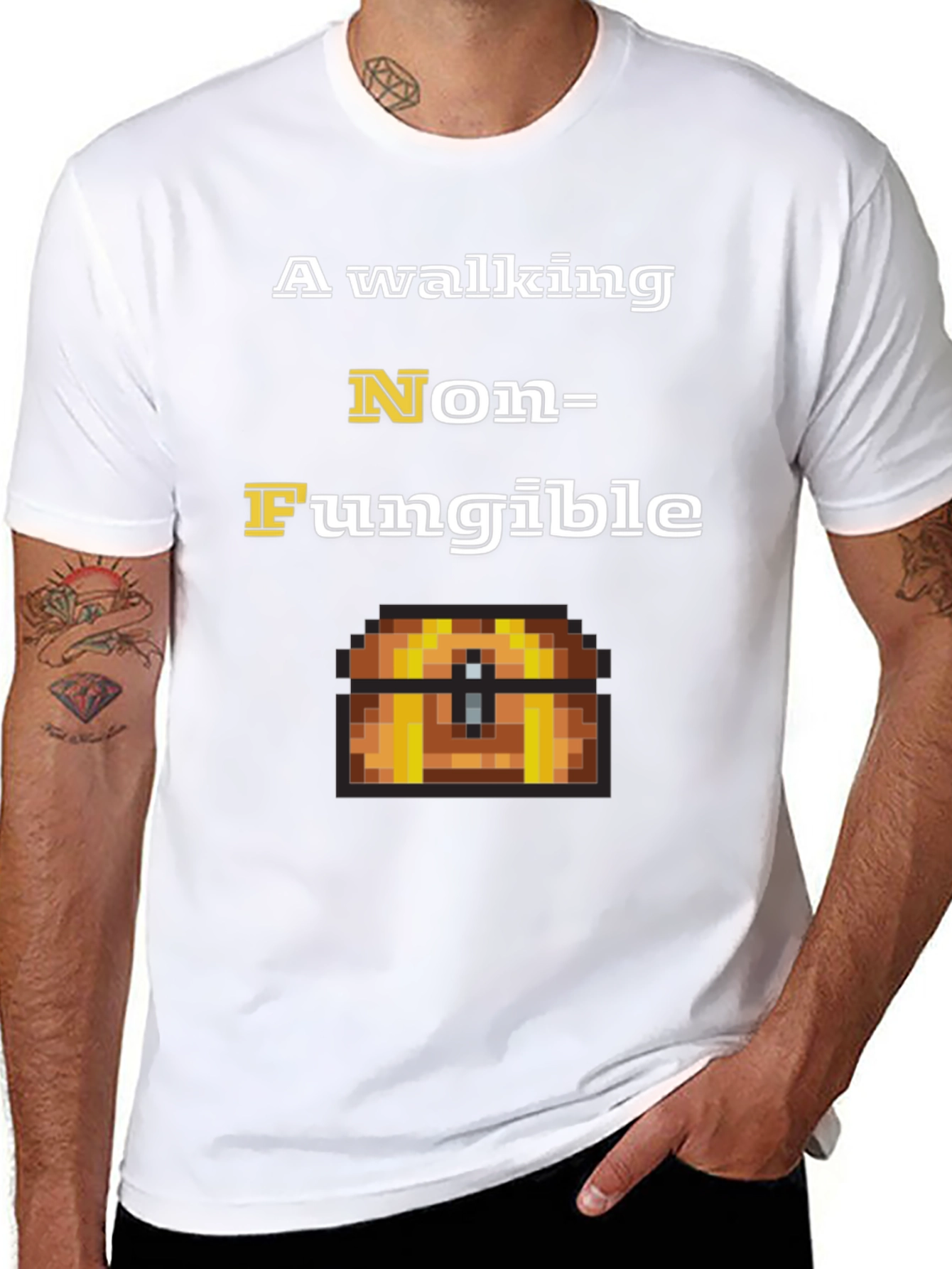 A Walking Non-Fungible Token T-Shirt