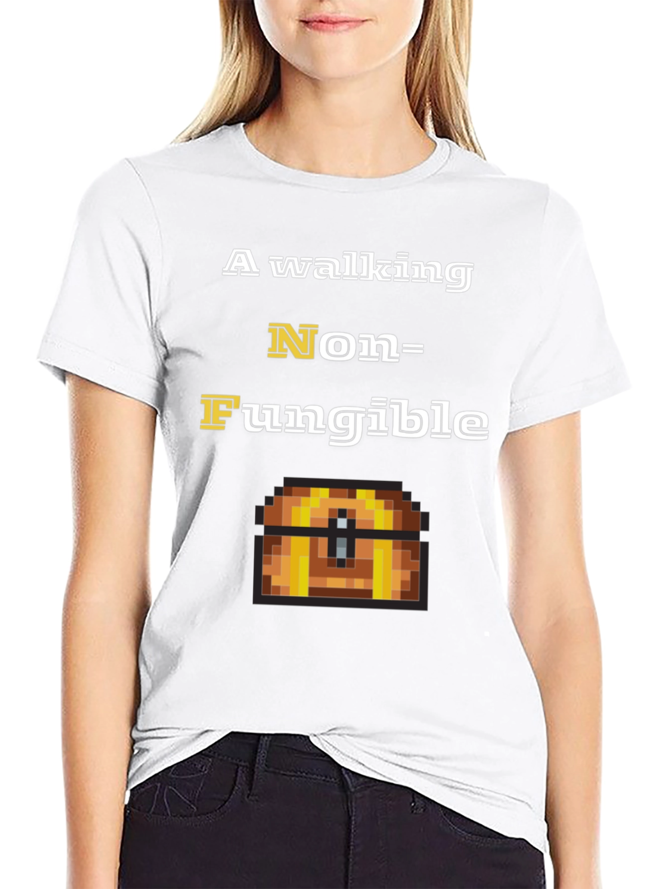 A Walking Non-Fungible Token T-Shirt