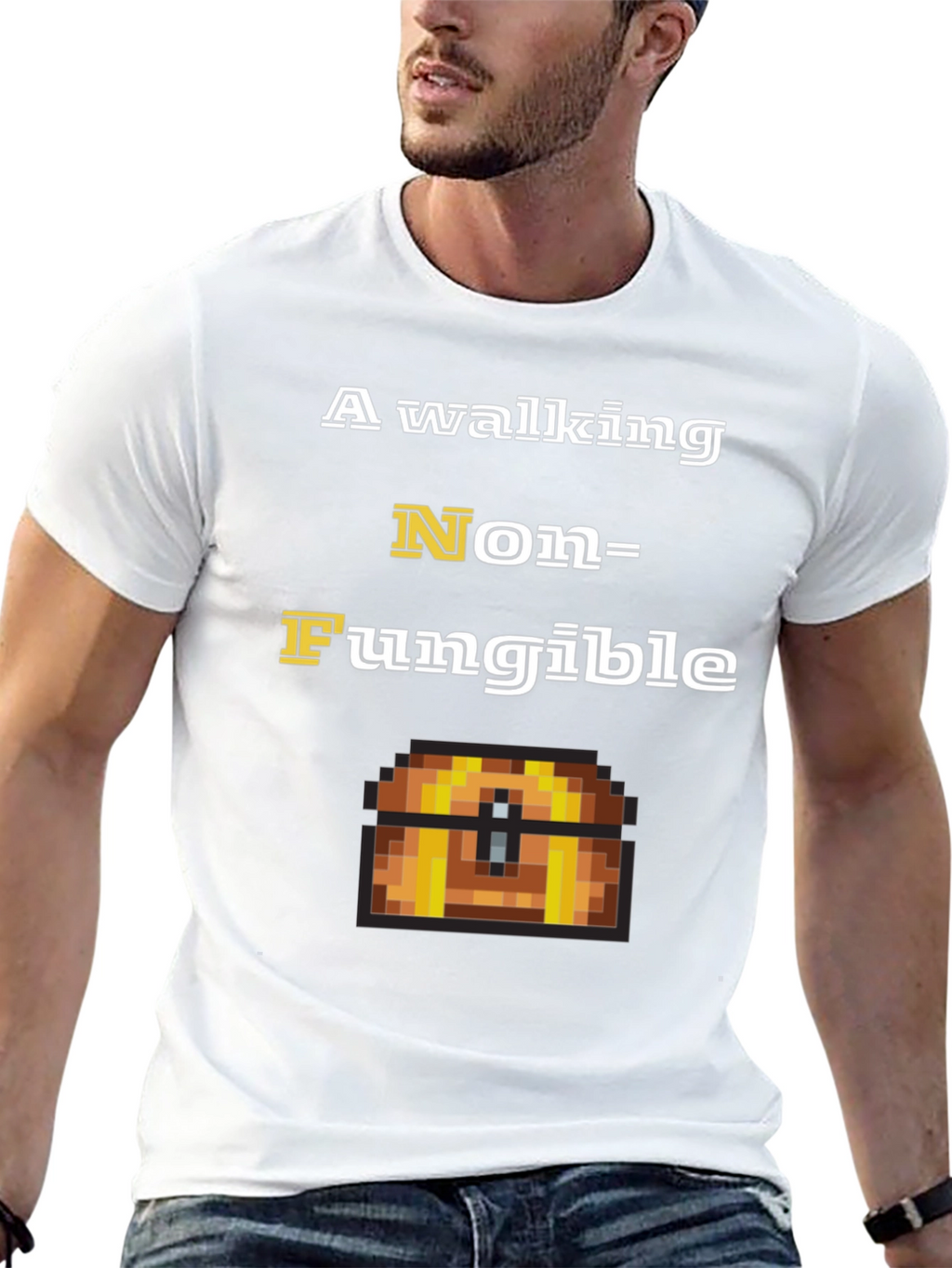 A Walking Non-Fungible Token T-Shirt