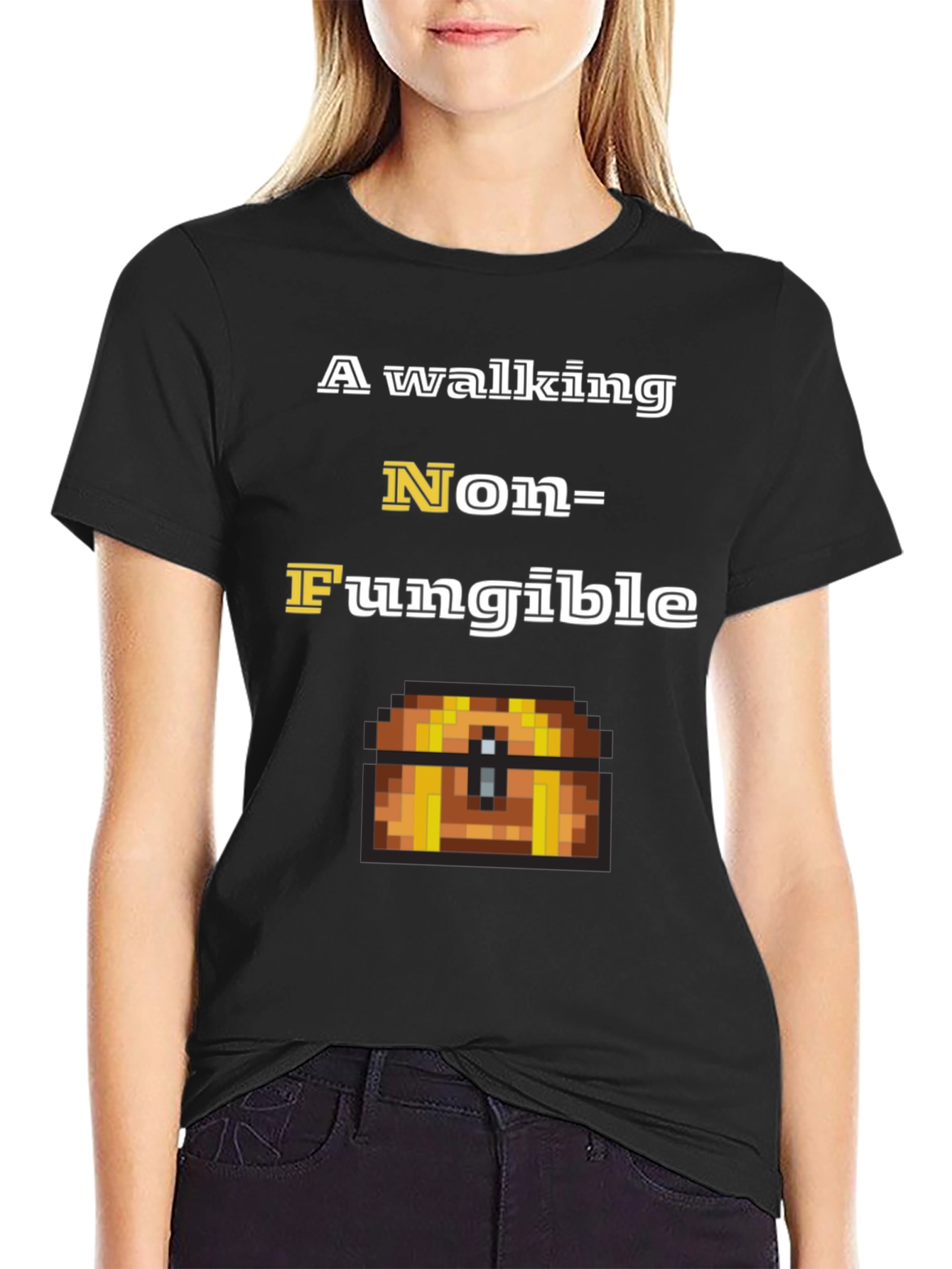 A Walking Non-Fungible Token T-Shirt