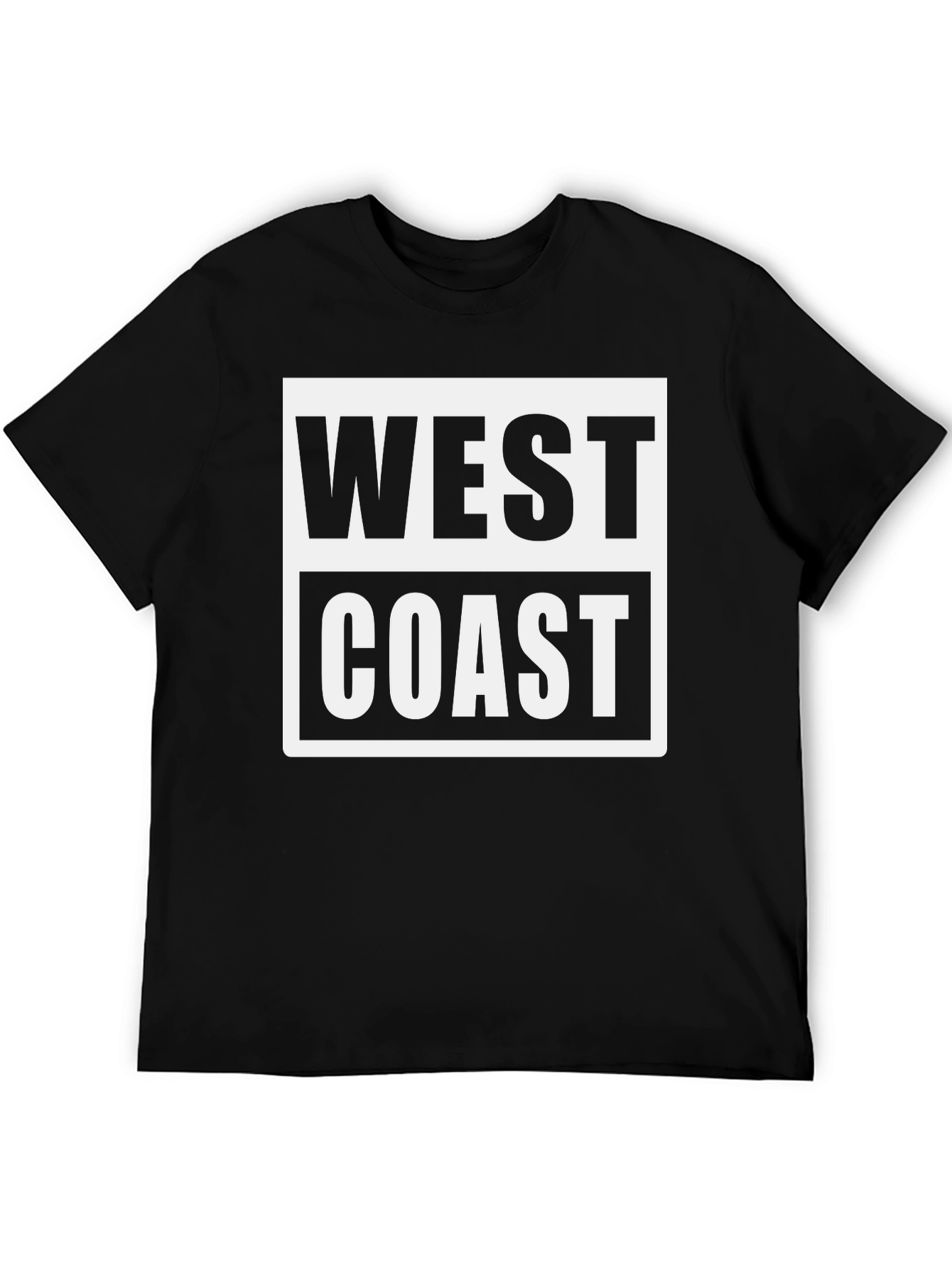 West Coast Graphic T-Shirt - Black