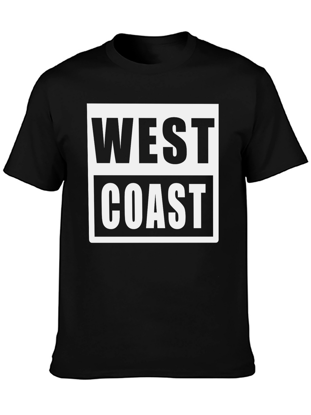 West Coast Graphic T-Shirt - Black