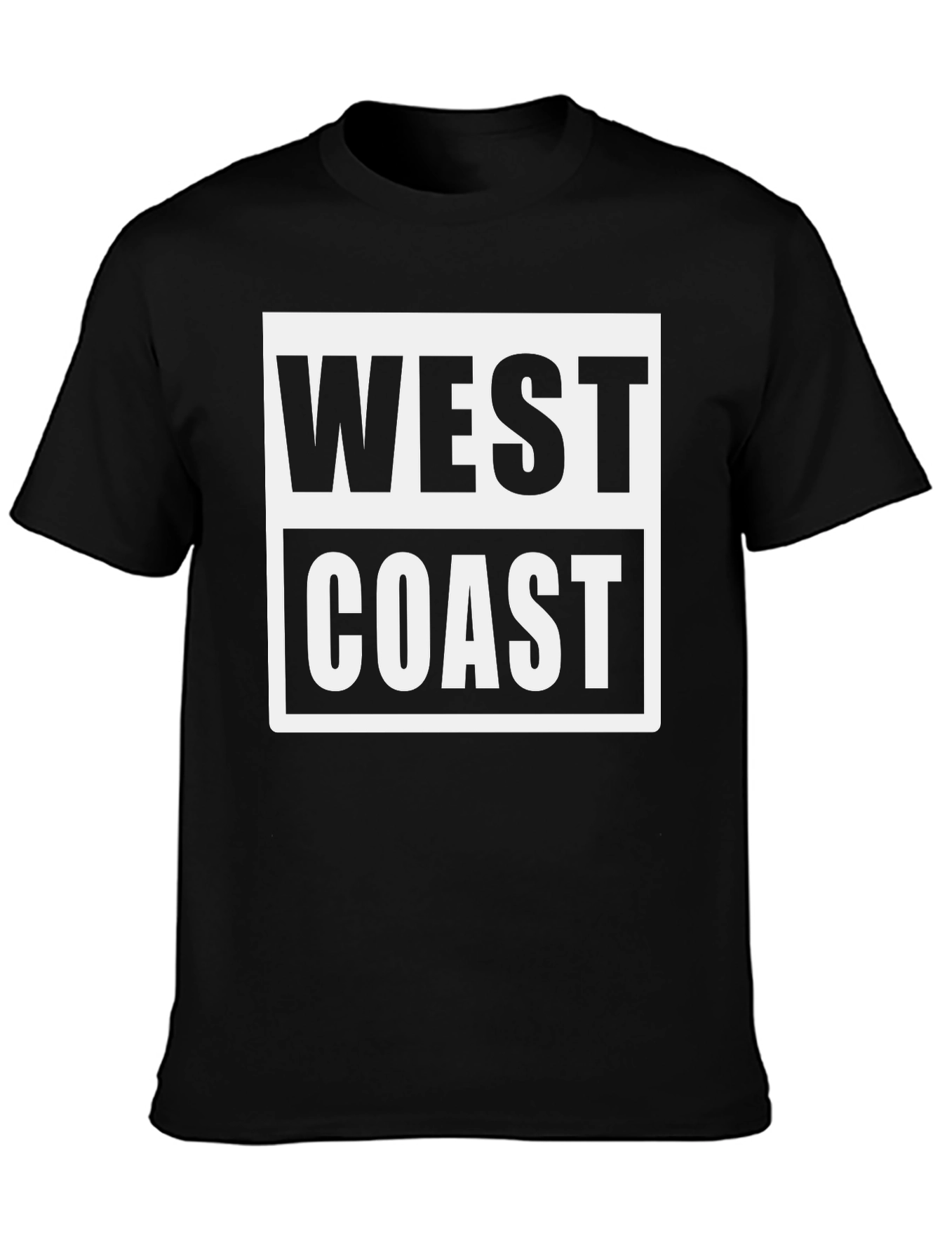 West Coast Graphic T-Shirt - Black