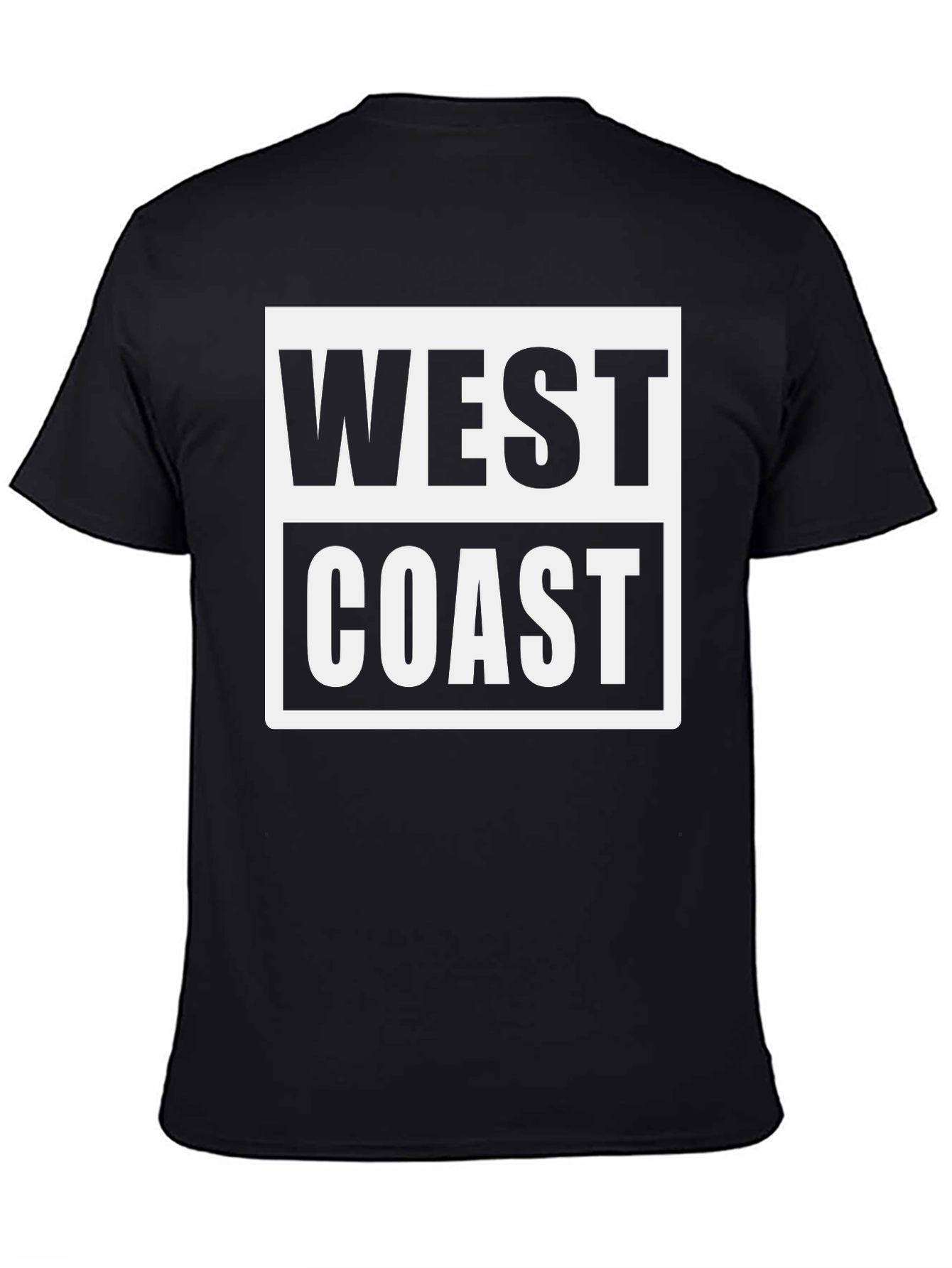 West Coast Graphic T-Shirt - Black