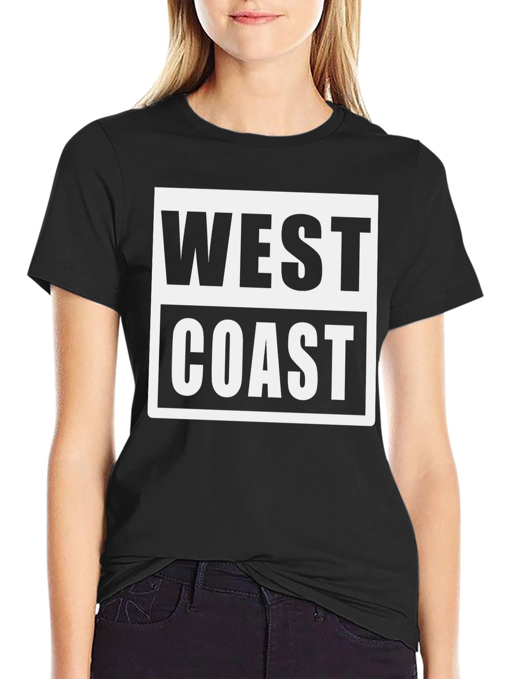 West Coast Graphic T-Shirt - Black