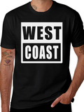 West Coast Graphic T-Shirt - Black