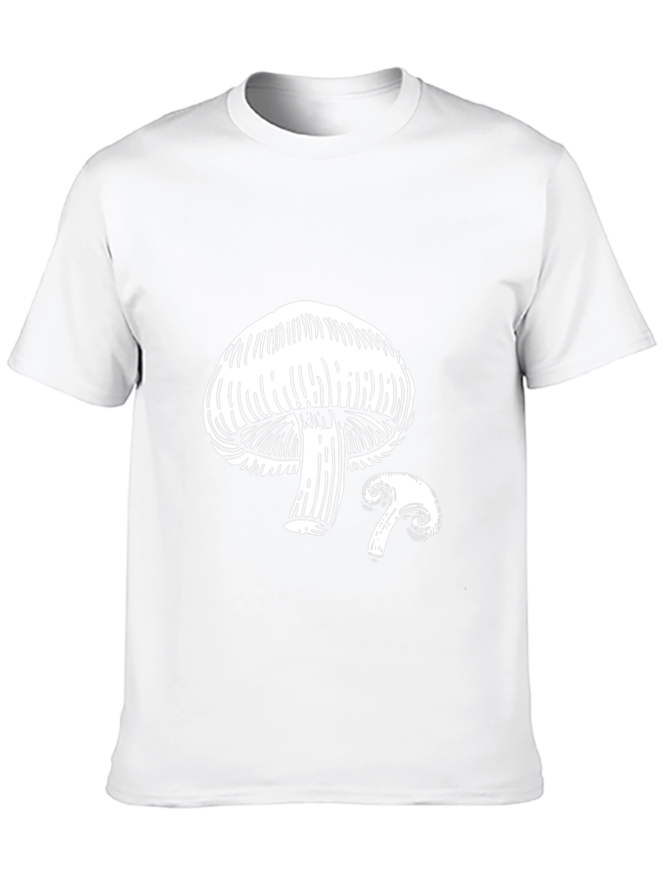 Mushroom Graphic Tee - Unique Nature Design