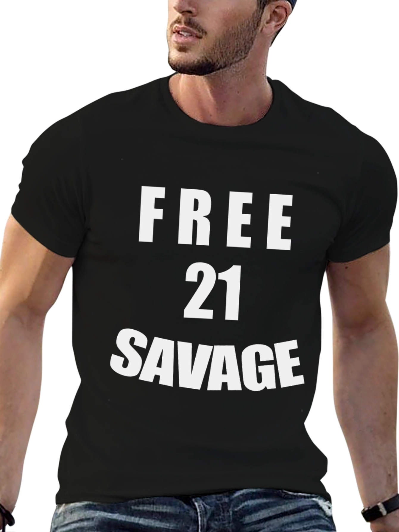 Free 21 Savage Black T-Shirt